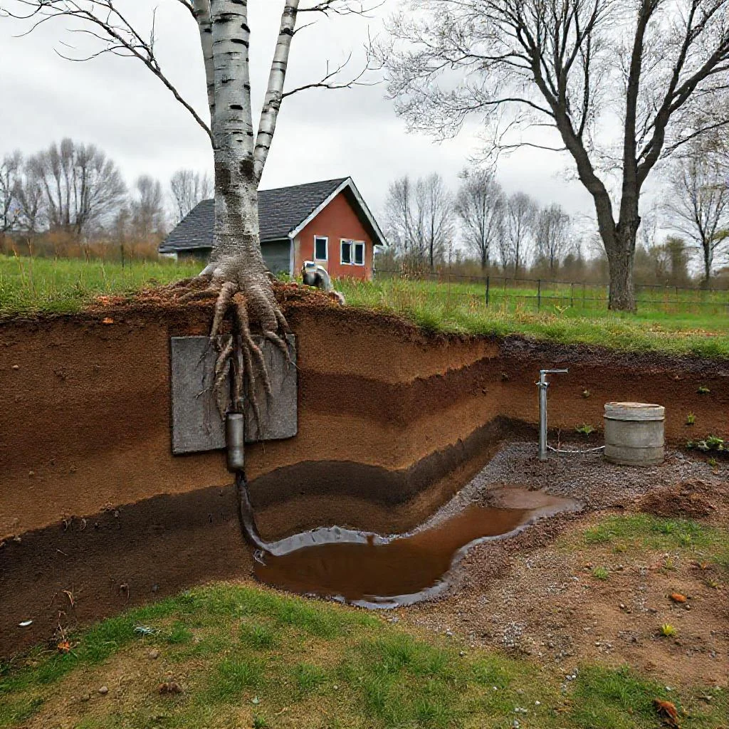 Фото по теме: Ошибки при устройстве выгребной ямы и септика на участке