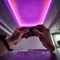 Фото по теме: Как правильно подключить RGB контроллер для подсветки потолка